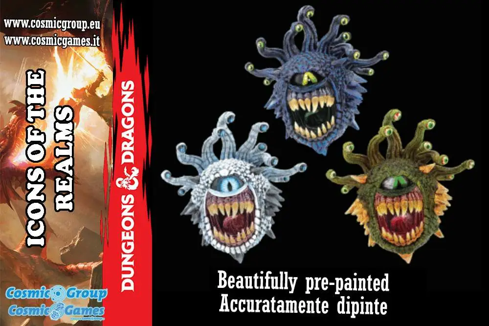 Figurine d&d iotr beholder collector box